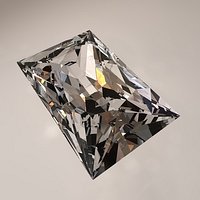 square,princess cut gem