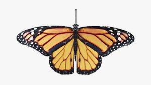 Low-Poly Butterfly Rigged