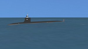 3D Virginia Class SSN 782 USS Mississippi model