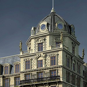 3d model european classical