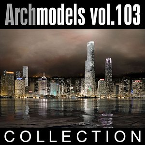 archmodels vol 103 skyscrapers 3d model