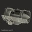 Turbojet Engine General Electric J85 Sectioned 3D Model