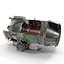 Turbojet Engine General Electric J85 Sectioned 3D Model
