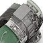 Turbojet Engine General Electric J85 Sectioned 3D Model
