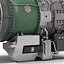 Turbojet Engine General Electric J85 Sectioned 3D Model