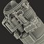 Turbojet Engine General Electric J85 Sectioned 3D Model