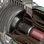 Turbojet Engine General Electric J85 Sectioned 3D Model