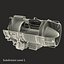Turbojet Engine General Electric J85 Sectioned 3D Model