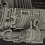 Turbojet Engine General Electric J85 Sectioned 3D Model