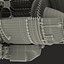 Turbojet Engine General Electric J85 Sectioned 3D Model