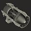 Turbojet Engine General Electric J85 Sectioned 3D Model