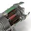 Turbojet Engine General Electric J85 Sectioned 3D Model