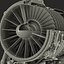 Turbojet Engine General Electric J85 Sectioned 3D Model