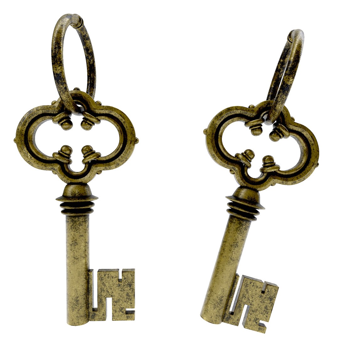 3D Treasure Chest Brass Key 3d Model Model - TurboSquid 1976489