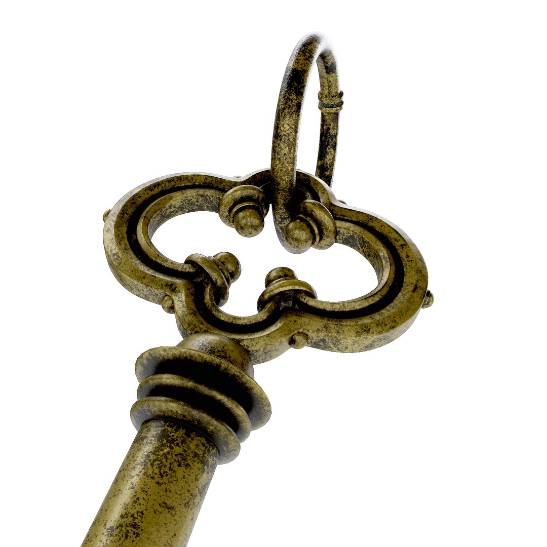 3D Treasure Chest Brass Key 3d Model Model - TurboSquid 1976489