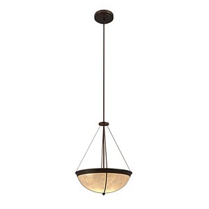 Antique Lobby Dome Light Pendant PBR