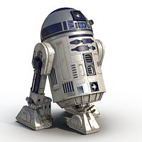 R2 D2 3D Model