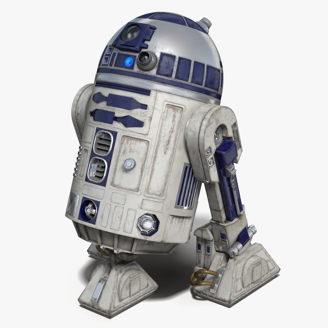 R2 D2 3D Model 3D model preview