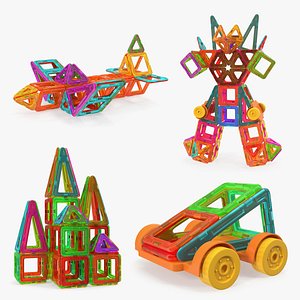 magnetic toys 3D model