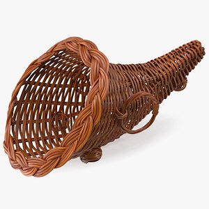 3D Cornucopia Basket model