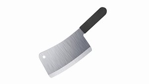 3D butcher knife model