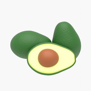 3D Avocado