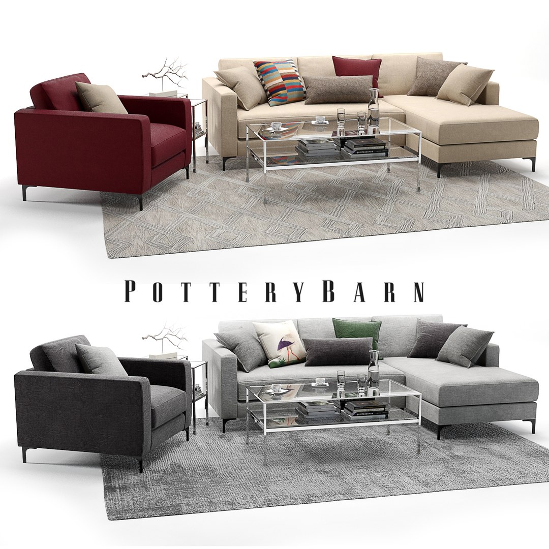 Jake sectional pottery barn deals