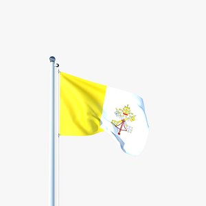 Animated Flag of Vatican City