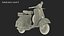 Scooter Vespa 125 vintage verde