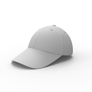3d model of cap hat