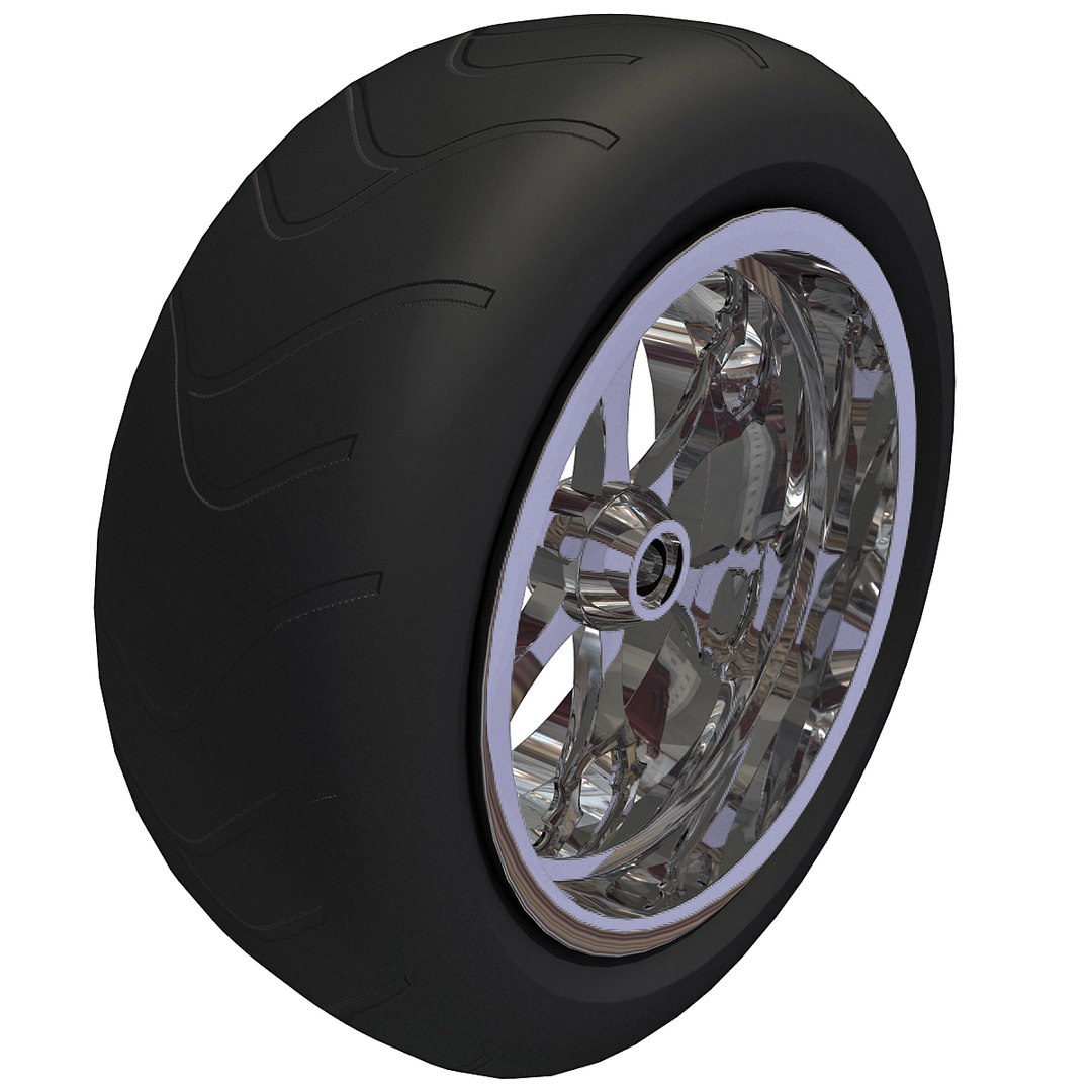 Motorcycle Tyre 3d Max