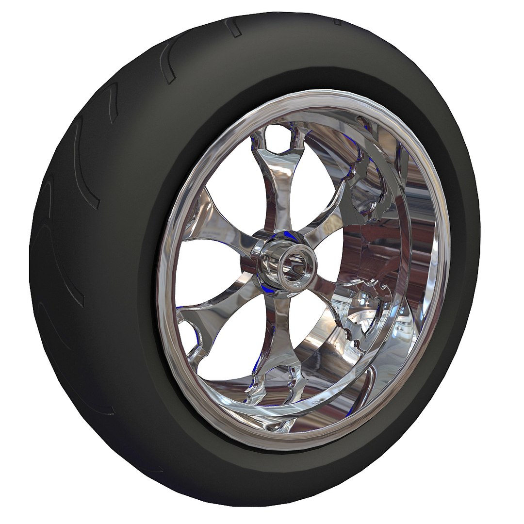 Motorcycle Tyre 3d Max