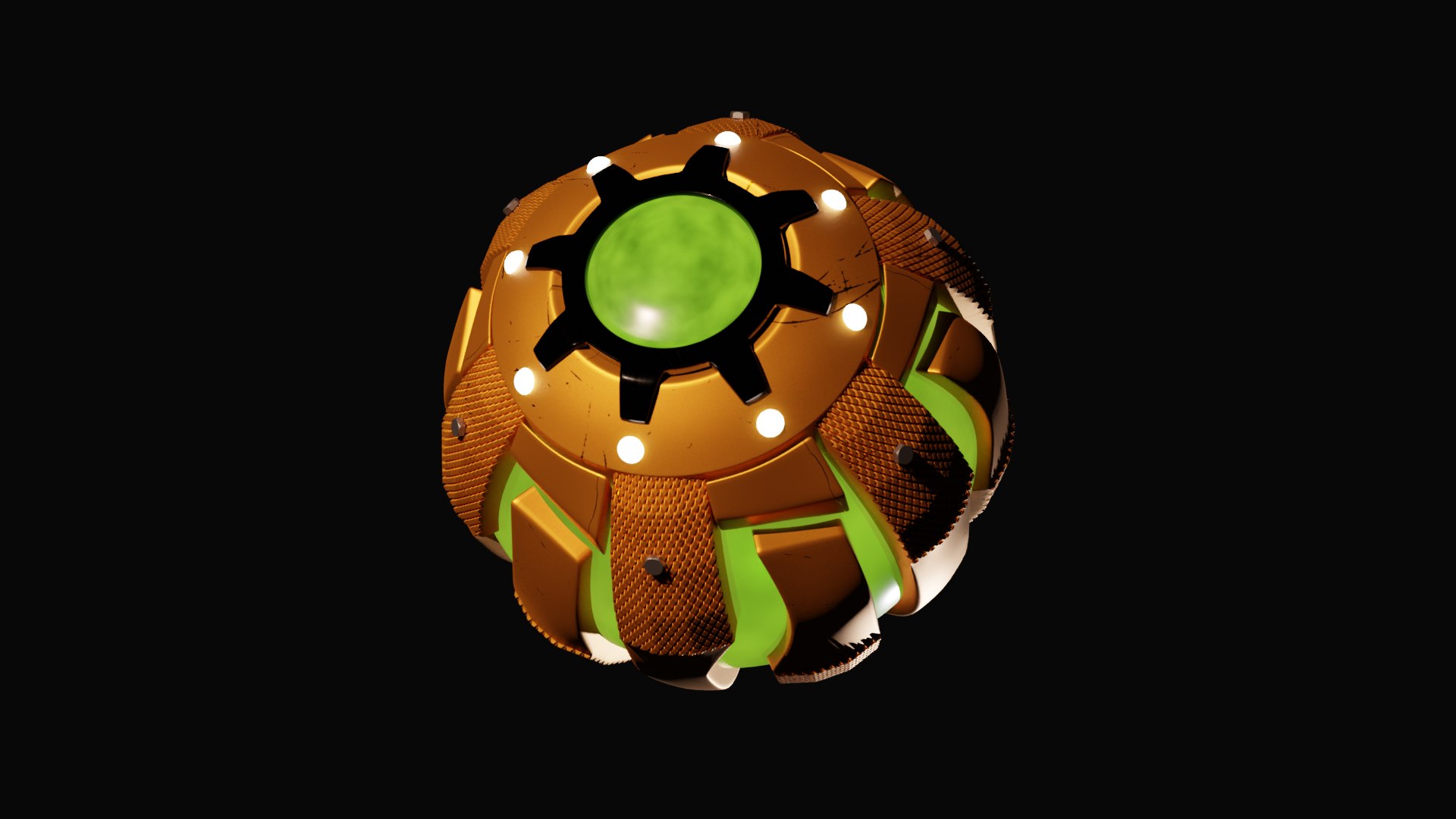 Green Goblin Grenade 3D - TurboSquid 2113869