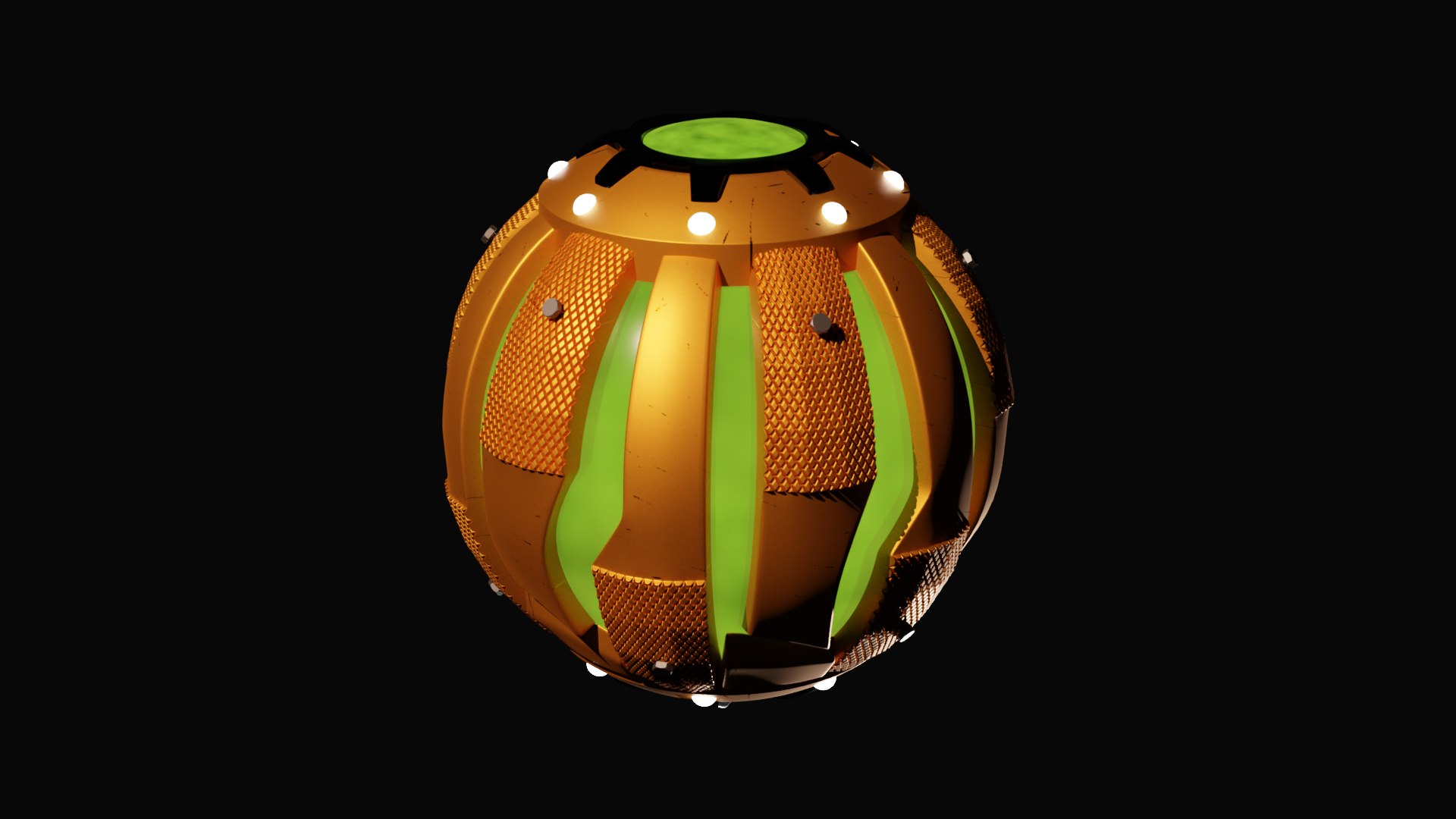 Green Goblin Grenade 3D - TurboSquid 2113869