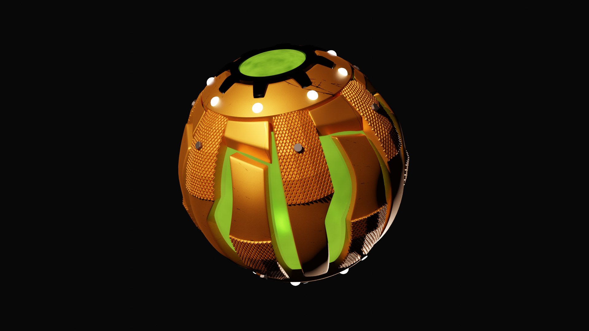 Green Goblin Grenade 3D - TurboSquid 2113869