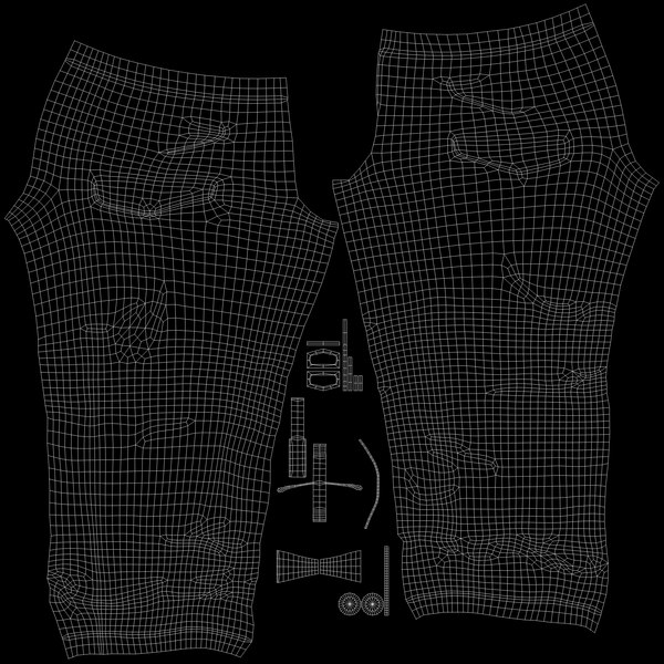 3d Women Tactical Cargo Pants Model Turbosquid 1962249