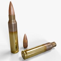 5-56mm x 45 NATO M193 Bullet Cartridge