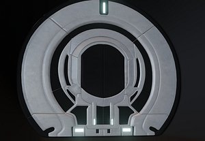 Futuristic Animated Door