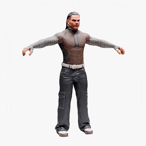Jeff Hardy - WWE 3D model