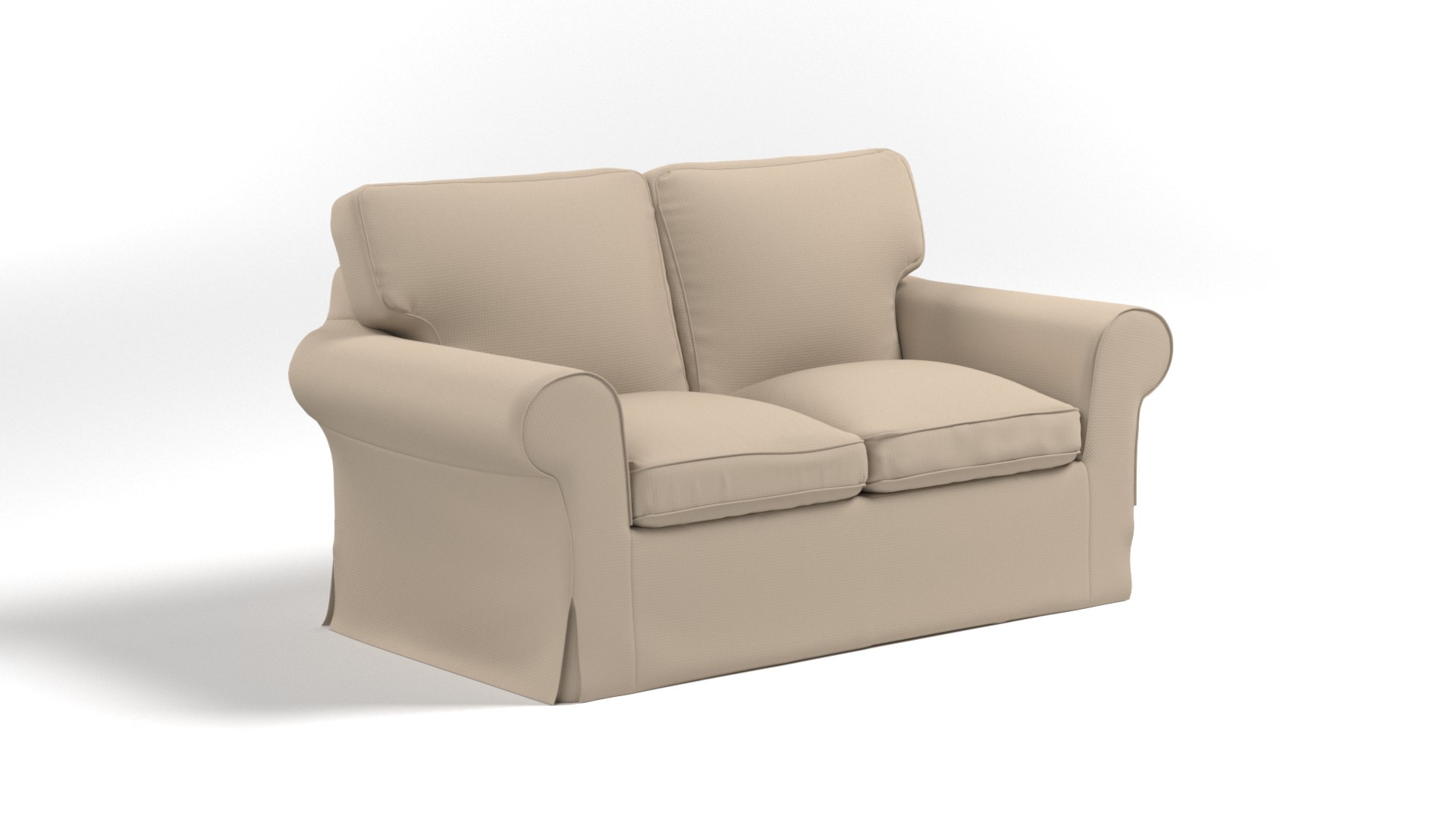 Ikea Ektorp Sofa 2 Seat 3D Model TurboSquid 2162733
