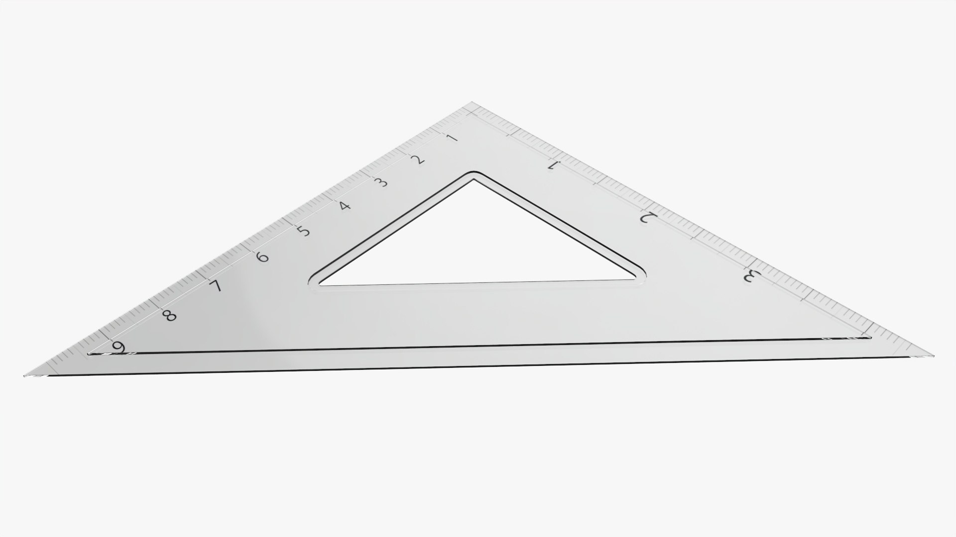 Square Ruler Tool Model - TurboSquid 1699173