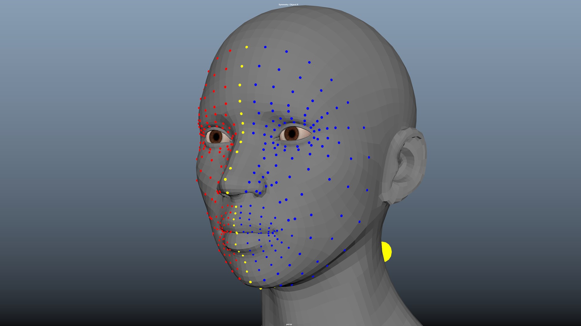 3D female character rig face model - TurboSquid 1409313