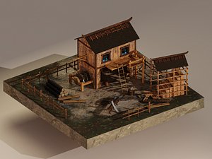 Sawmill Level 15 3D model