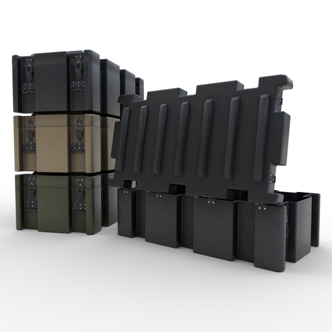 3D Military Crate - TurboSquid 1591796