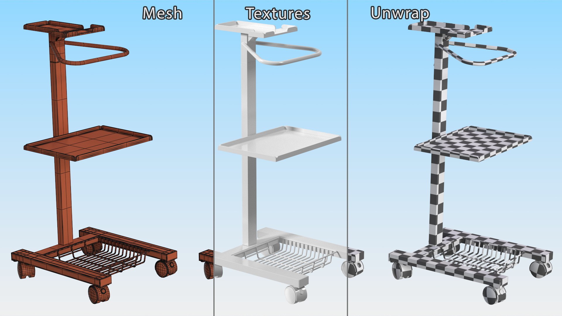 3D model Medical Cart on Wheels https://p.turbosquid.com/ts-thumb/uR/81y7dG/s5/medicalcartonwheelsc4dmodel011/jpg/1708638704/1920x1080/fit_q87/c95e738c8e65d6cfe5e55bb0e76ea4906c349f7a/medicalcartonwheelsc4dmodel011.jpg
