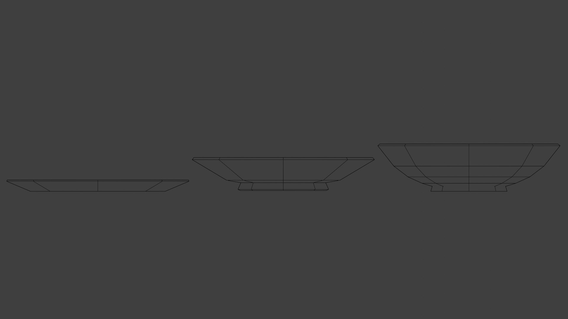 3D Low Poly Plate Collection model https://p.turbosquid.com/ts-thumb/uR/8LUIEw/1D/platecollectionrender8/png/1634876342/1920x1080/fit_q87/5b39213c9fb104d35a7149ba4f7f24aeff4ff28d/platecollectionrender8.jpg