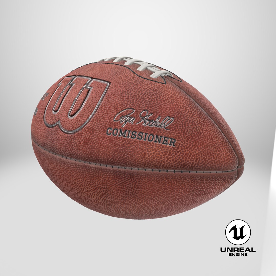 American Football Ball Wilson 8K 3D model https://p.turbosquid.com/ts-thumb/uR/8eADaN/cD/stemcell_unreal_render/png/1718048386/1920x1080/fit_q87/8b4019f0a8241e0bd5e41f0978c1b44b2051b649/stemcell_unreal_render.jpg
