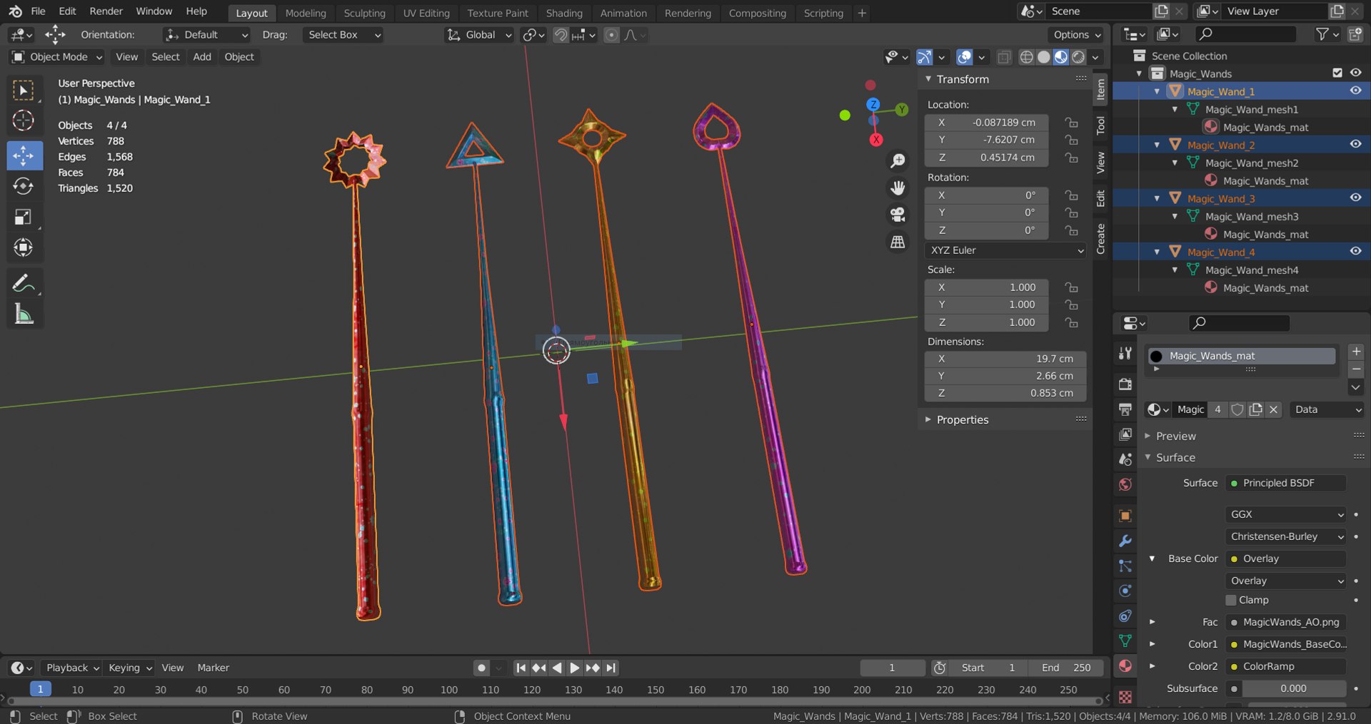 3D model Magic Wands https://p.turbosquid.com/ts-thumb/uR/BDYHVC/WH/magicwands_scr1/png/1650373999/1920x1080/fit_q87/e6da7246b03146d4da4f55c44dc13b13daf9f44b/magicwands_scr1.jpg
