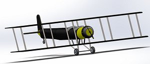 3D biplan model