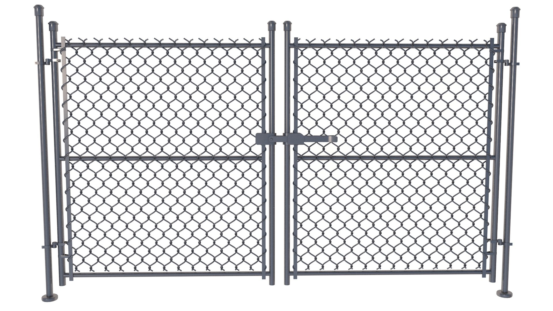 3D Chain Link Gate Model - TurboSquid 1749224